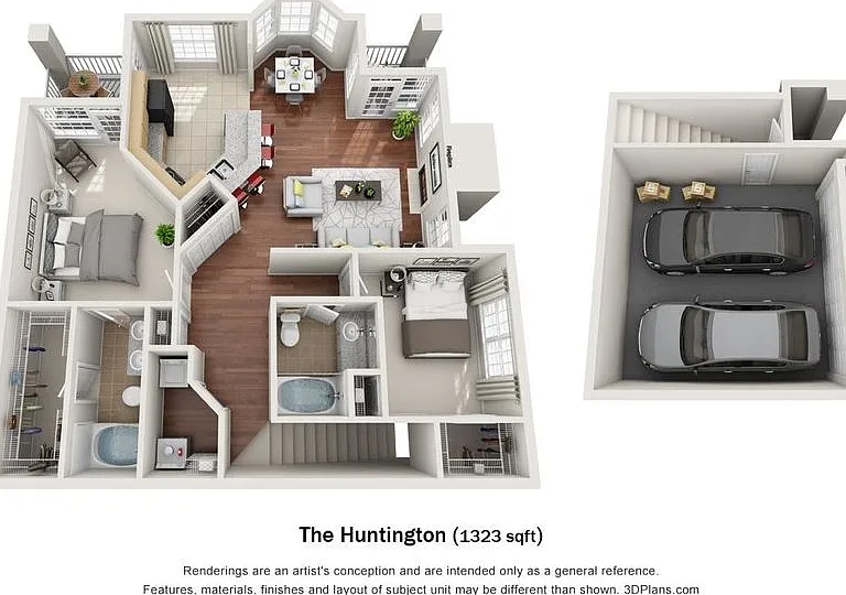 Huntington w/Garage Huntington w/Garage