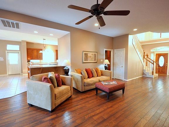 Conversations and entertaining friends and family are easily achieved in the floor plan.