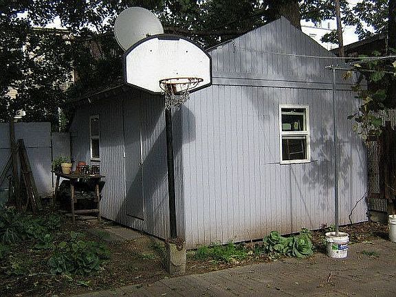 Large back shed