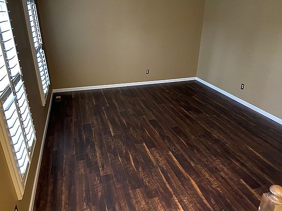 Newly added vinyl flooring