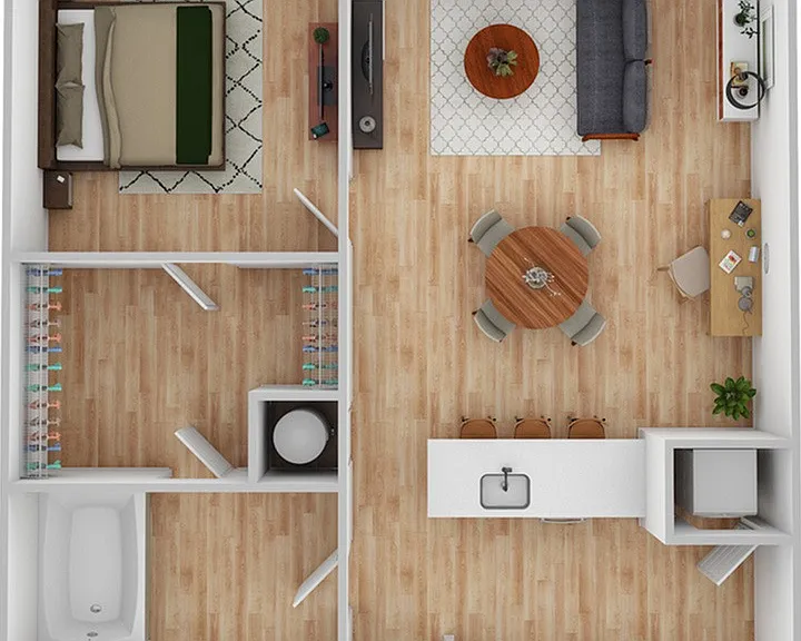 1 Bed | 1 Bath | 650 SF 1 Bed | 1 Bath | 650 SF