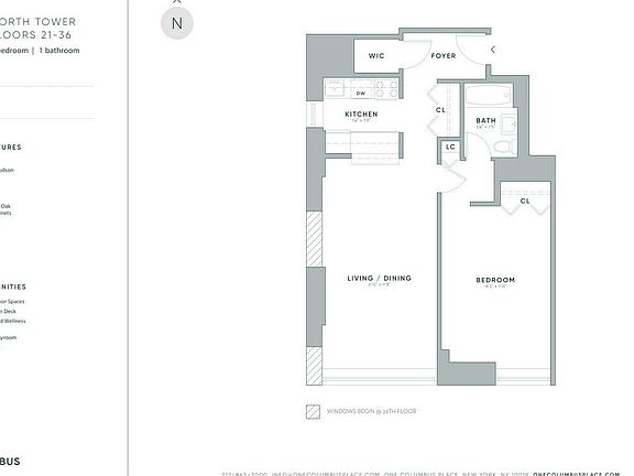 2nd image of 1 Columbus Pl APT N27f