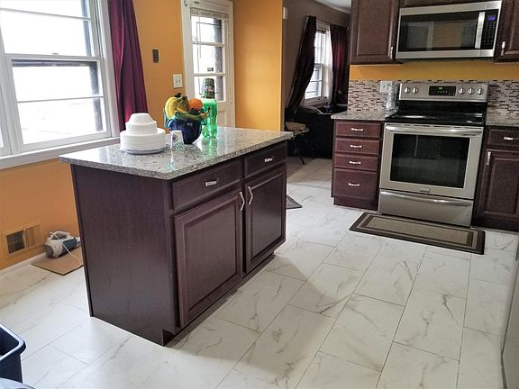 Fully renovated kitchen with island