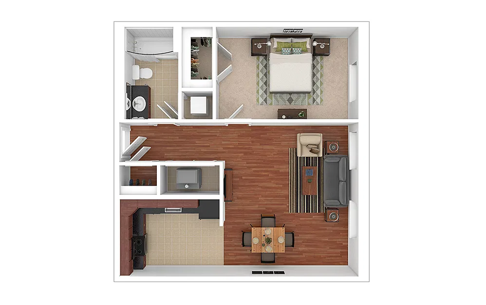 Floor plan A4 - Renovated