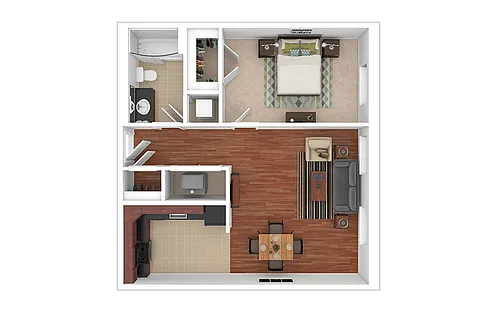 Floor plan A4 - Renovated