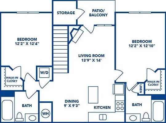 2 Bedroom | 2 Bath | 1185 SF 2 Bedroom | 2 Bath | 1185 SF