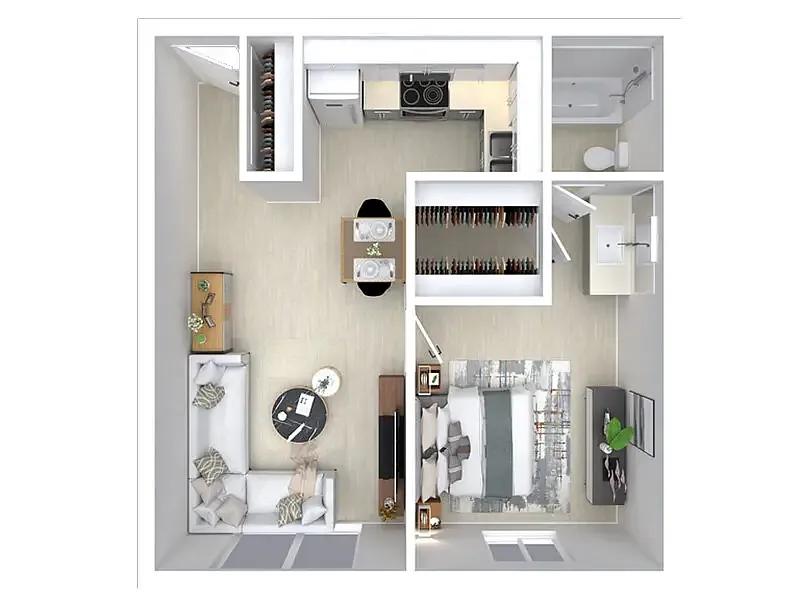 Floor plan 1X1