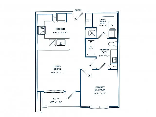 Floor plan A1C