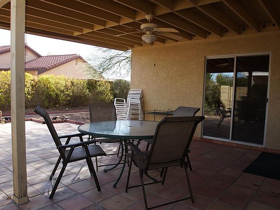 Backyard patio