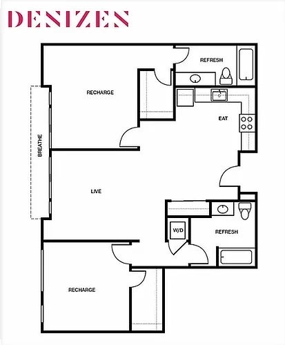 Floor plan 2C