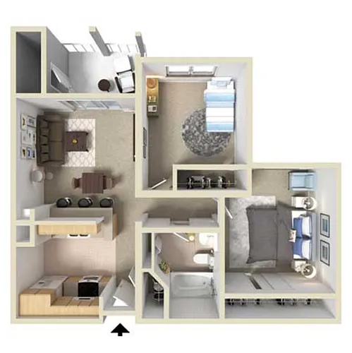 Floor plan The Canterbury