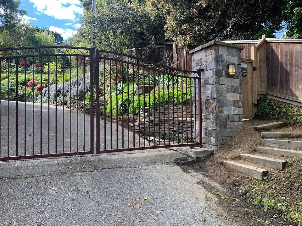 Front gate and door