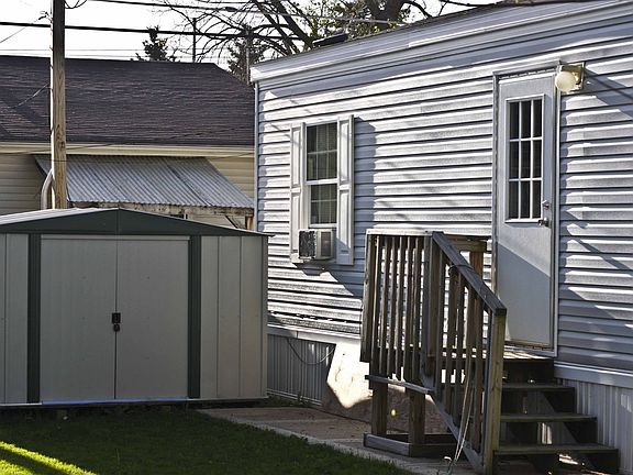 Back door & shed