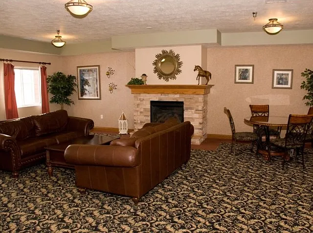 Community Room with Fireplace