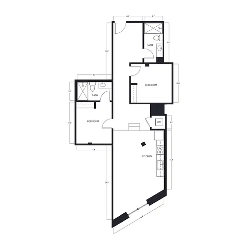 Floor plan C1-LIB