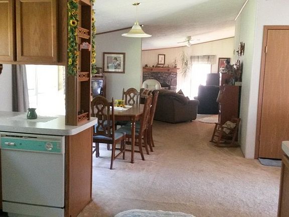 View from kitchen open to dining and family roon