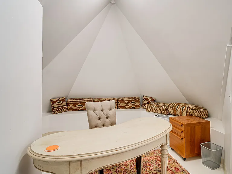 Attic office work area