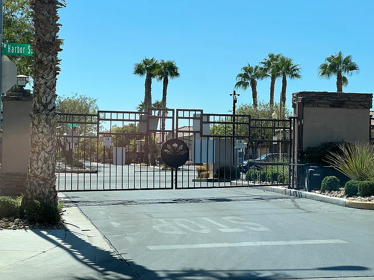 Centennial Heights front gate entrance.