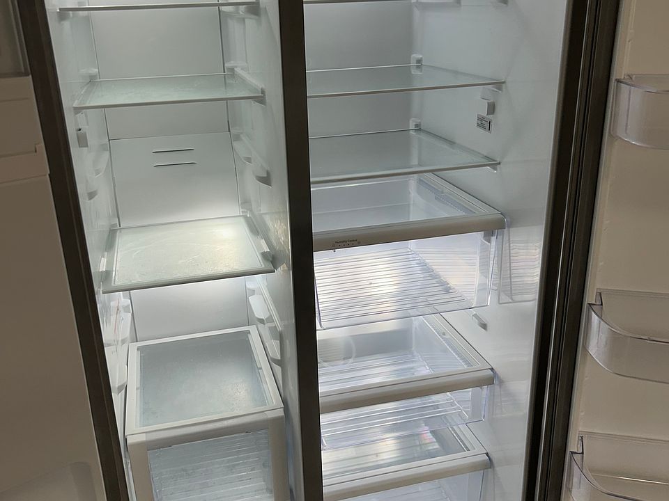 Stainless steel fridge & freezer