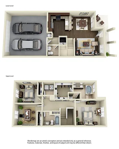 Floor plan 2A 3X25