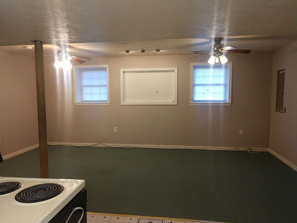 Living room side with cable hook up