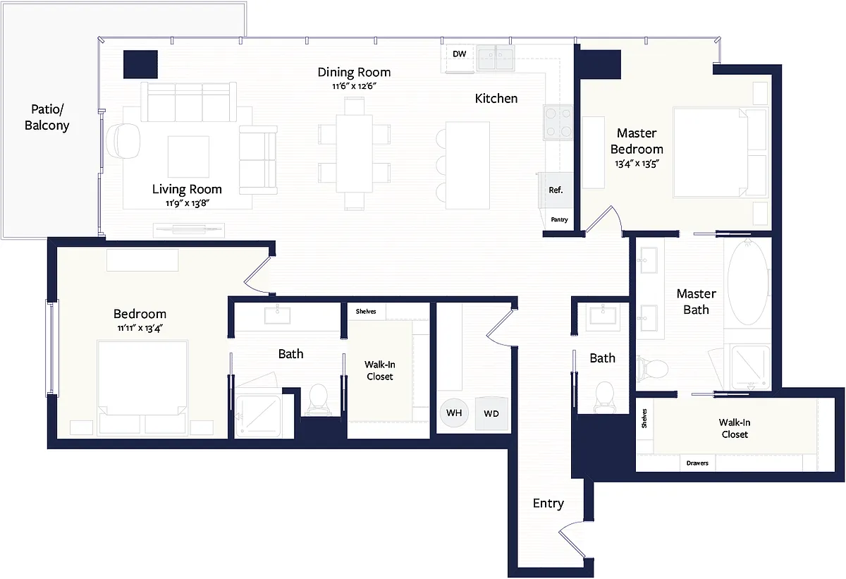 Floor plan B6