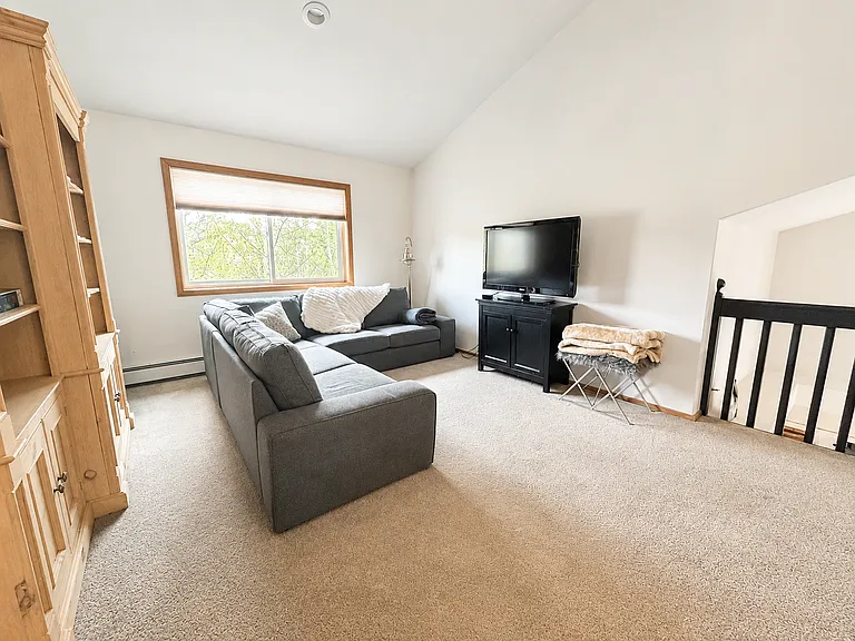 Loft area with TV