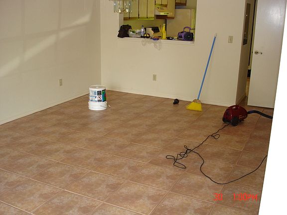 new tile living room