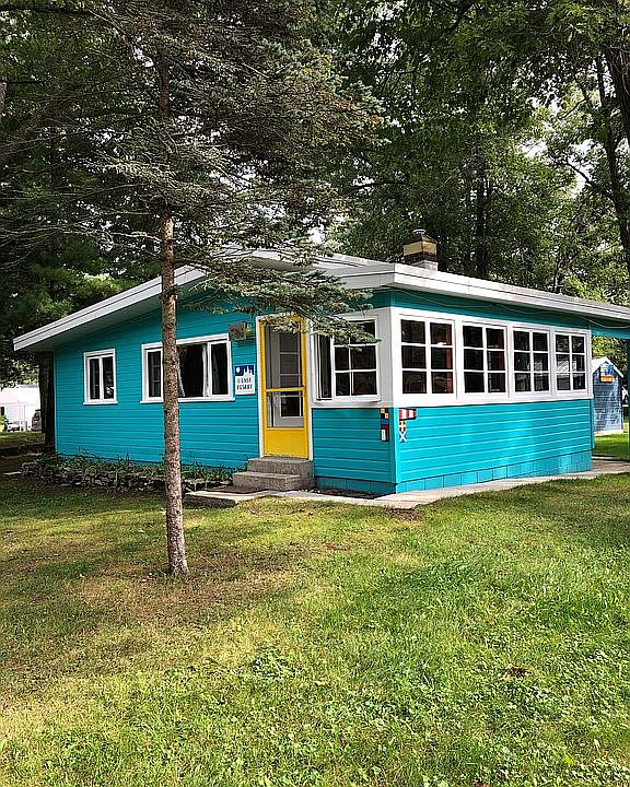 front of cottage