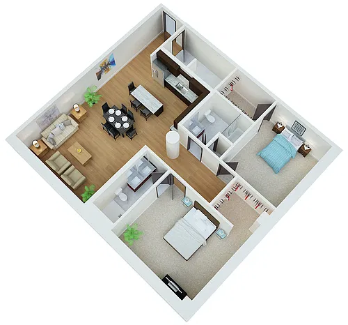 Floor plan Getty