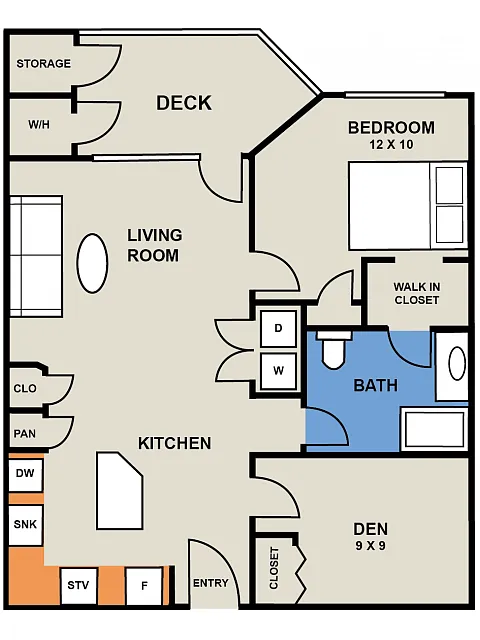 Floor plan The Euclid- East