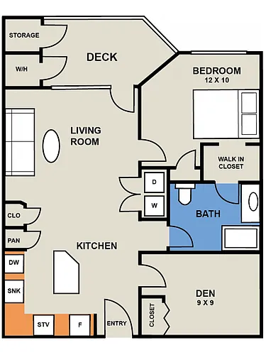 Floor plan The Euclid- East