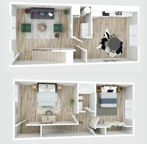 Floor plan 2 Bedroom