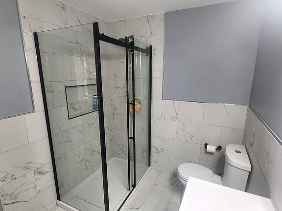 A Private Master Bathroom.