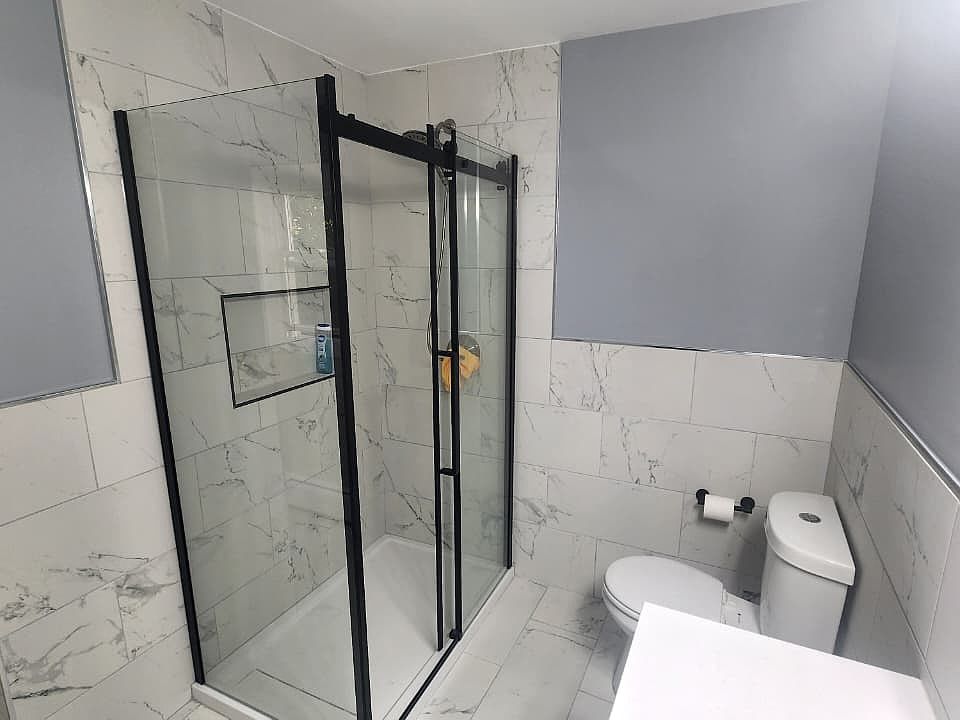 A Private Master Bathroom.