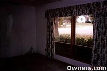 Large picture window in living room