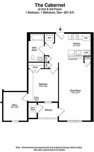 Floor plan Cabernet