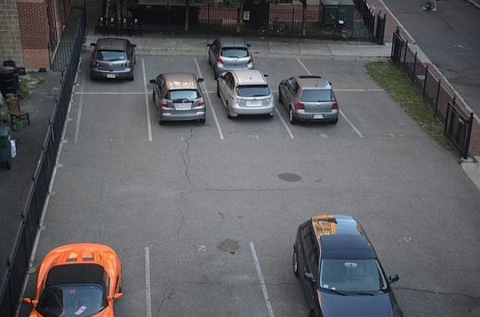 Parking right out side the building for $200 a month