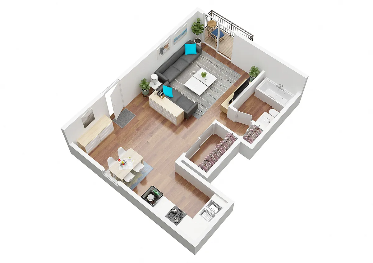 Floor plan The Monaco