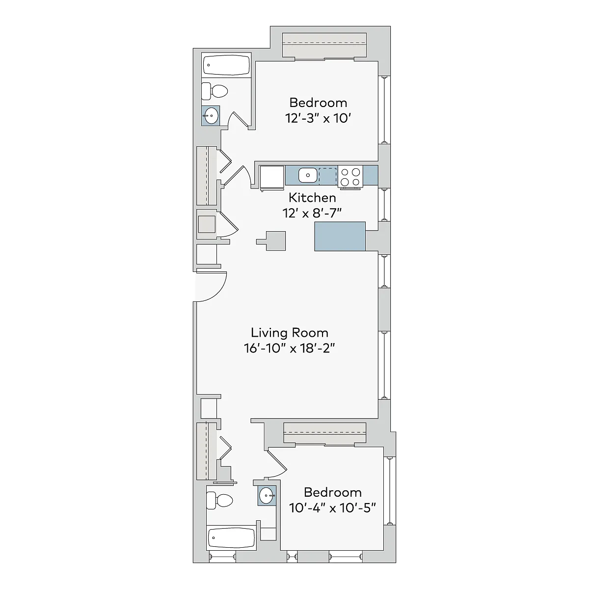 Floor plan nwb-2bT05