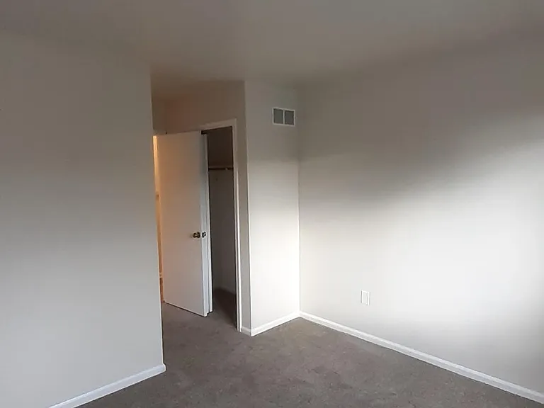 Rear bedroom with closet.