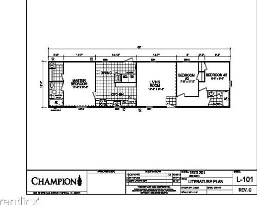 16x66 Floorplan