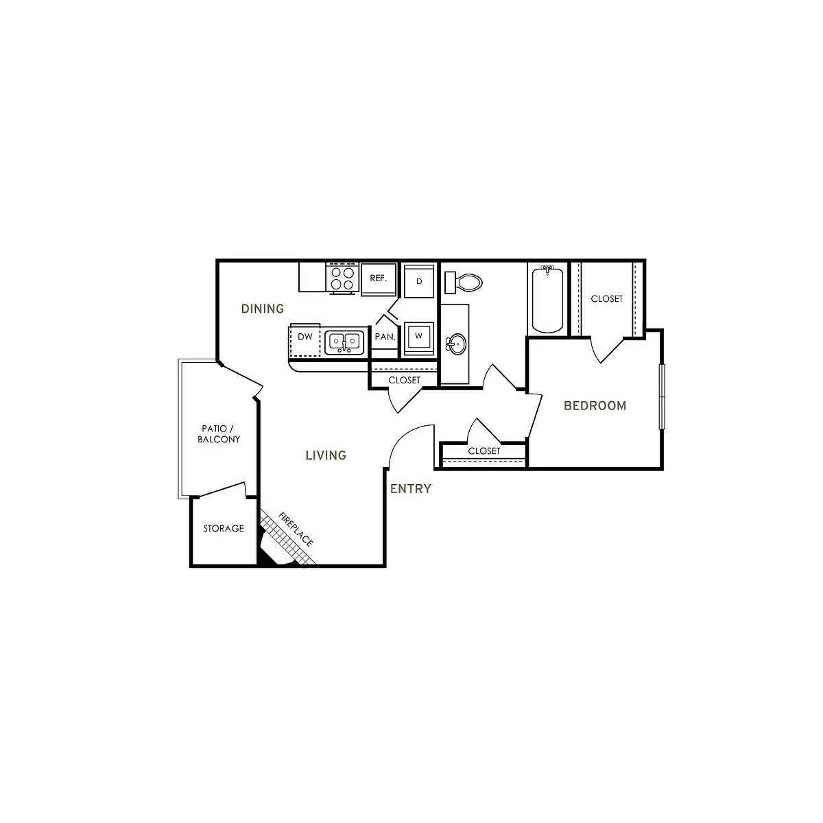 Floor plan A4 Renovated