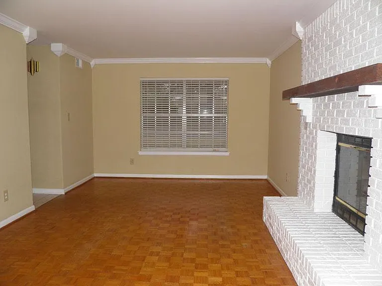 Living Room. Parquet wood flooring.