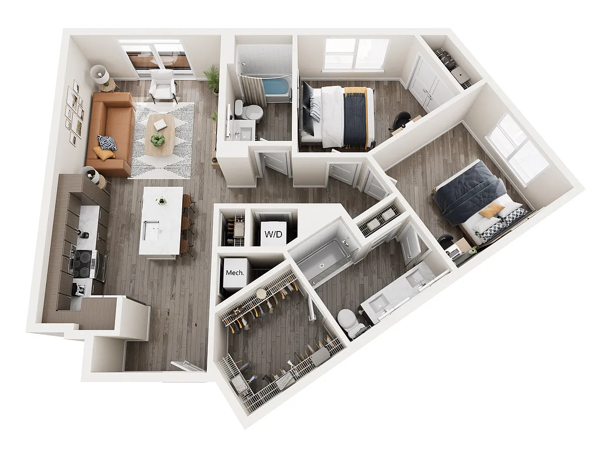 Floor plan B7