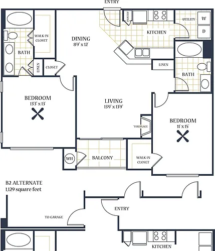 Floor plan B2