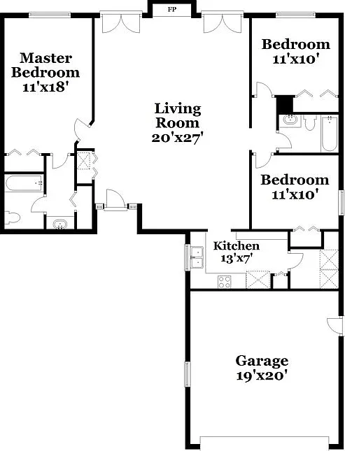 3 bed, 2.0 bath, 1334 sqft, $2,445 — Photo 2