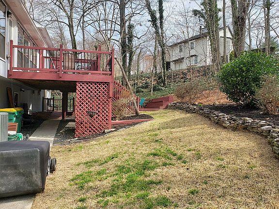 Private back yard