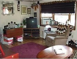 Living Room with Bay Window