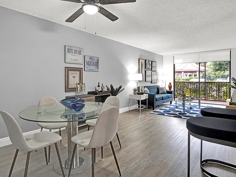 Model Unit 119 - Spacious Living & Dining Area